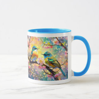 Cherry Blommar Fantasy Sunrise Songbird Mugg