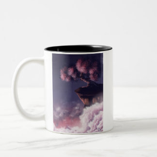 Cherry Blommar Färg Accent Mugg