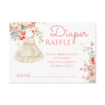 Cherry Blommar Flicka Clothes Diaper Raffle