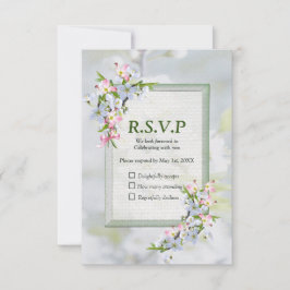 Cherry Blommar Flower Bouquet OSA Kort