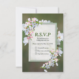 Cherry Blommar Flower Bouquet OSA Kort
