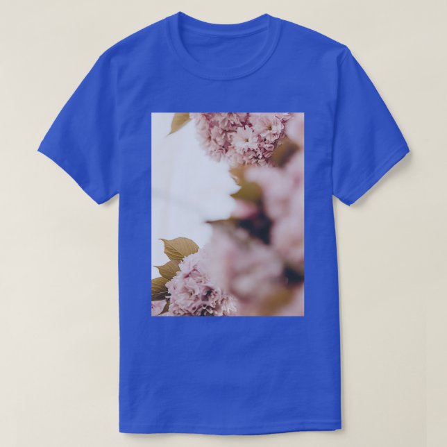 Cherry blommar Flower T Shirt (Design framsida)