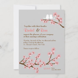 Cherry Blommar Garden Wedding Inbjudningar