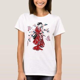 Cherry Blommar - Geisha Butterfly 2 T-Shirt