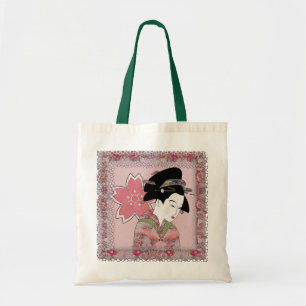 Cherry Blommar Geisha Tygkasse