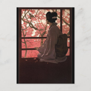 CHERRY BLOMMAR GEISHA VYKORT