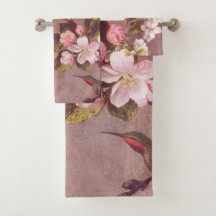 Cherry Blommar Gren Bath Towels