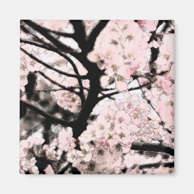 Cherry Blommar har redigerats Magnet (Framsidan)