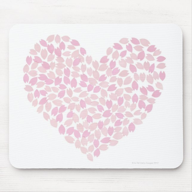 Cherry Blommar Heart Musmatta (Framsidan)