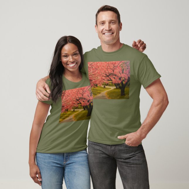 Cherry Blommar i Vår, av Gary Poling T Shirt (Unisex)