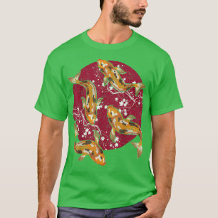 Cherry Blommar Japansk Culture Japan Sakura Koi C T Shirt