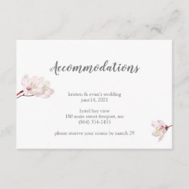 Cherry Blommar Japanska Sakura-bostäder Tilläggskort