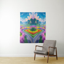"Cherry Blommar Journey - Dream Ligcape Wall Art