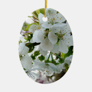 Cherry Blommar Julgransprydnad Keramik