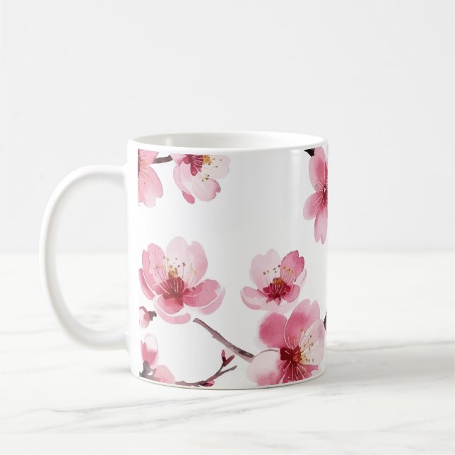 Cherry Blommar Kaffemugg (Vänster)