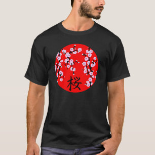 Cherry Blommar Kanji SAKURA 9 T-Shirt