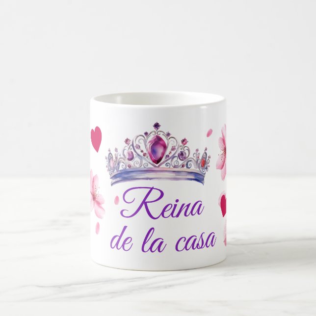 Cherry Blommar, krona, reina de la casa Kaffemugg (Center)