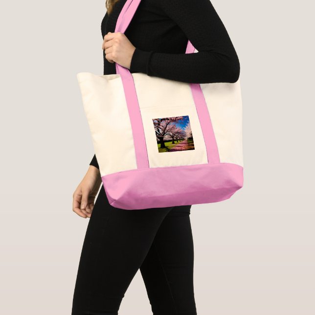 Cherry Blommar Lane, Impulse Tote Bag Tygkasse (Framsida (produkt))