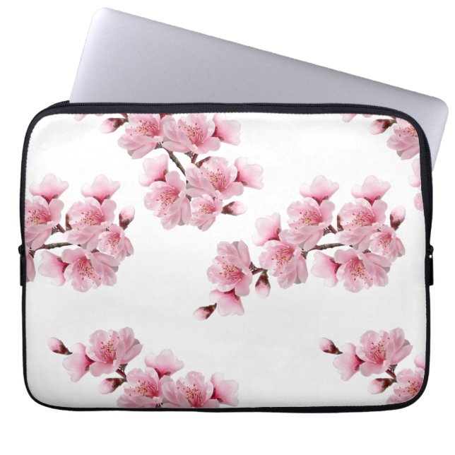 Cherry blommar laptop sleeve (Framsidan)