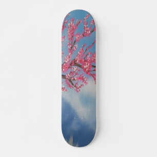 Cherry Blommar Mini Skateboard Bräda 18,5 Cm