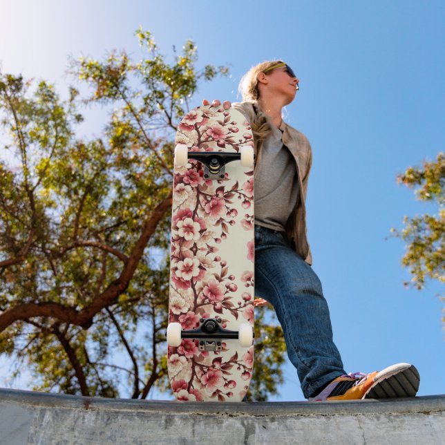 Cherry Blommar Mini Skateboard Bräda 18,5 Cm (Utomhus 1)