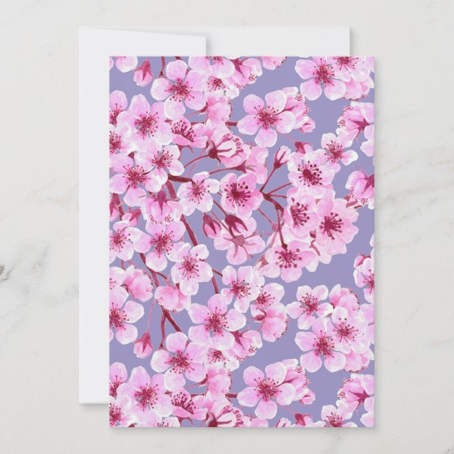 Cherry blommar mönster (Framsida)