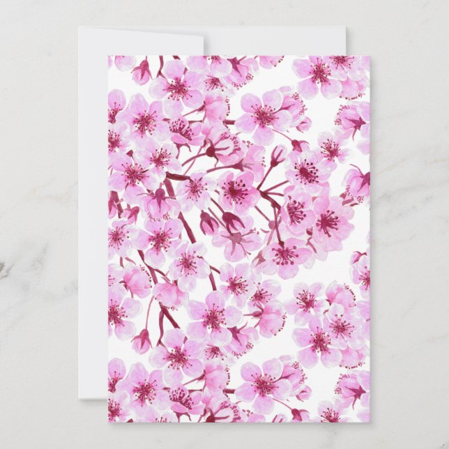 Cherry blommar mönster (Framsida)