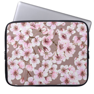 Cherry blommar mönster laptop sleeve