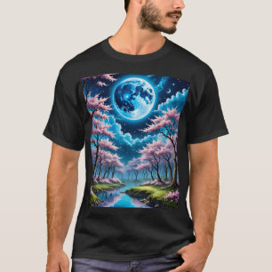 Cherry Blommar Moonlight Forest Tee