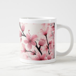 cherry blommar mugg jumbo mugg