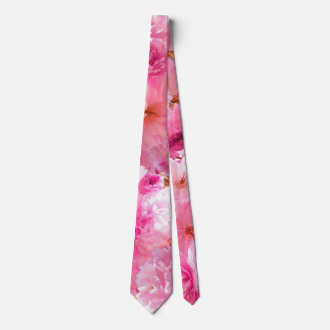 Cherry Blommar Neck Tie Slips (Framsida)