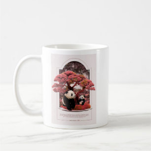 Cherry Blommar Panda Kaffemugg