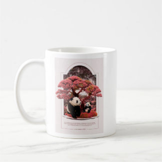 Cherry Blommar Panda Kaffemugg