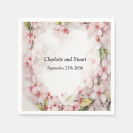 Cherry Blommar Pappersservett