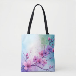 Cherry Blommar Paradise Tote Bag Tygkasse