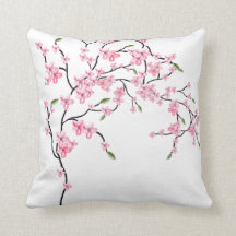 Cherry Blommar Pillow