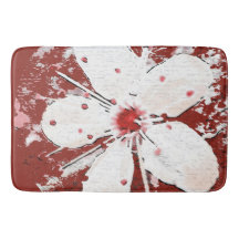 Cherry blommar poetry red white elegant sakura