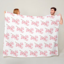 Cherry Blommar Rosa Japanska Sakura Kawaii Ull