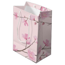 Cherry Blommar -  Rosa Medium Gift Bag