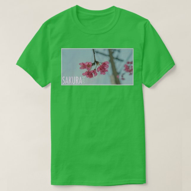 Cherry Blommar Sakura Graphic T Shirt (Design framsida)