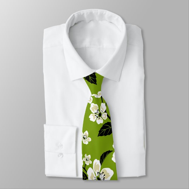 CHERRY BLOMMAR - SAKURA (MATCHA GRÖNT) SLIPS (Bunden)