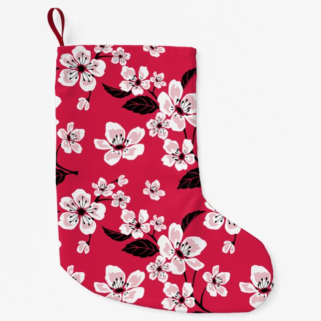 CHERRY BLOMMAR - SAKURA (RED) LITEN JULSTRUMPA (Framsidan)