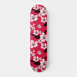 CHERRY BLOMMAR - SAKURA (RED) MINI SKATEBOARD BRÄDA 18,5 CM