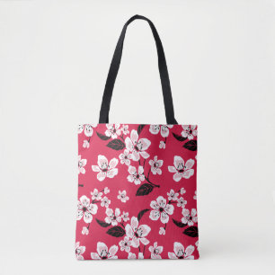 CHERRY BLOMMAR - SAKURA (RED) TYGKASSE