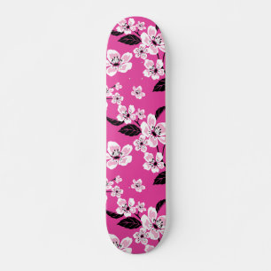 CHERRY BLOMMAR - SAKURA (ROSA) MINI SKATEBOARD BRÄDA 18,5 CM