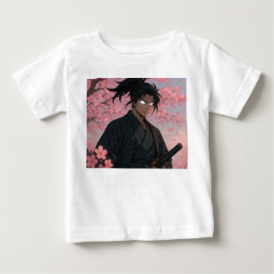 Cherry Blommar Samurai Anime Småbarn T-Shirt