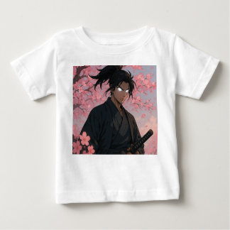 Cherry Blommar Samurai Anime Småbarn T-Shirt