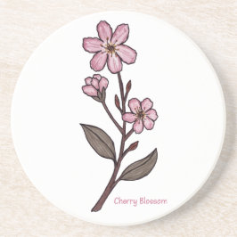 Cherry Blommar Sandstone Underlägg