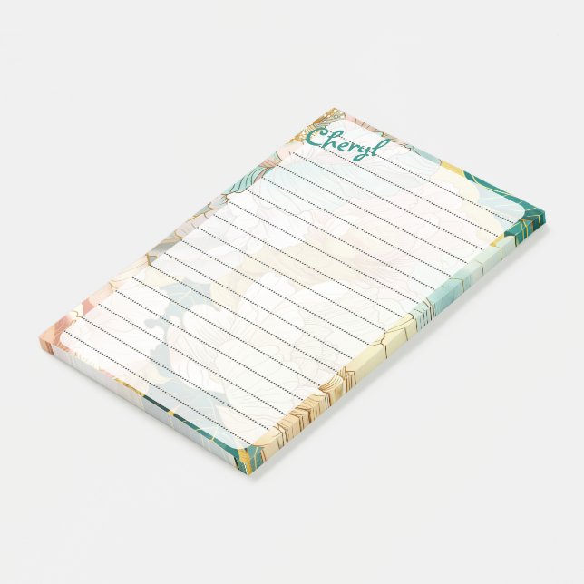 Cherry Blommar School Girl Notes Post-it Block (Vinklad)