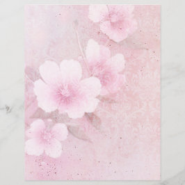 Cherry Blommar Scrapbook Ephemera